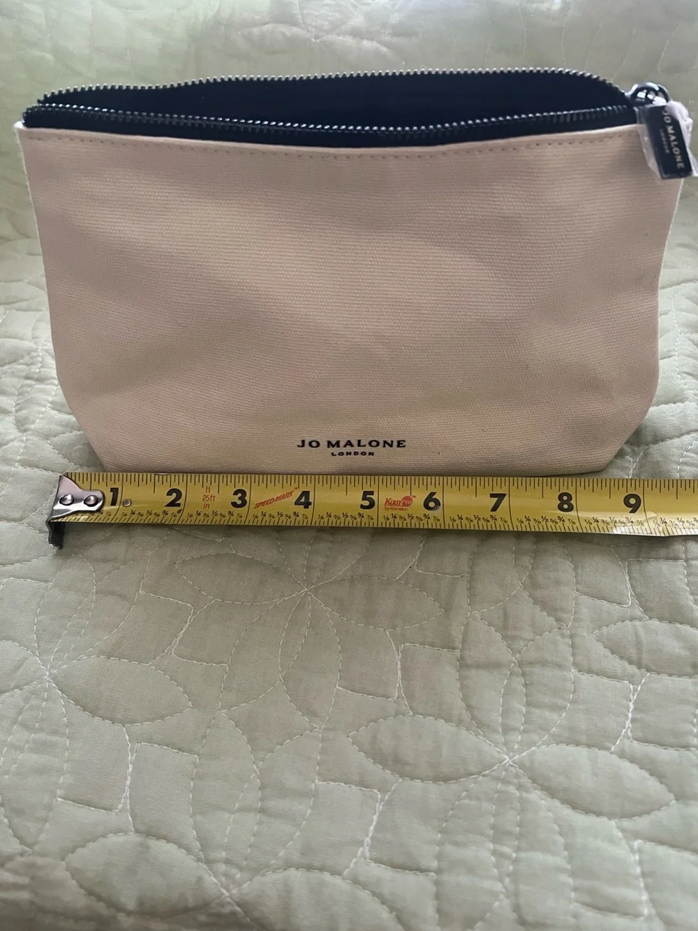 NWOT Jo Malone London Canvas Cosmetic Pouch